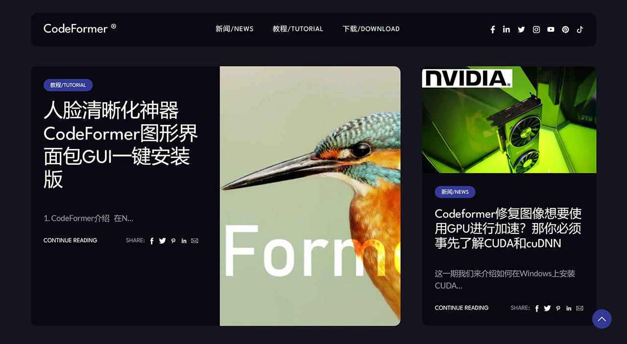CodeFormer中文版：AI 視頻去碼，人臉清晰修復神器
