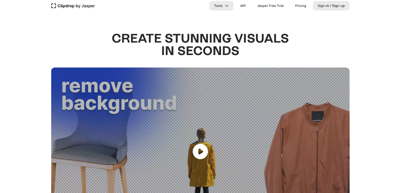 Clipdrop：一站式圖像處理工具
