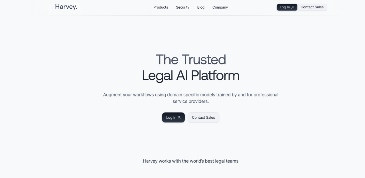 Harvey：值得信賴(lài)的法律AI平臺(tái)