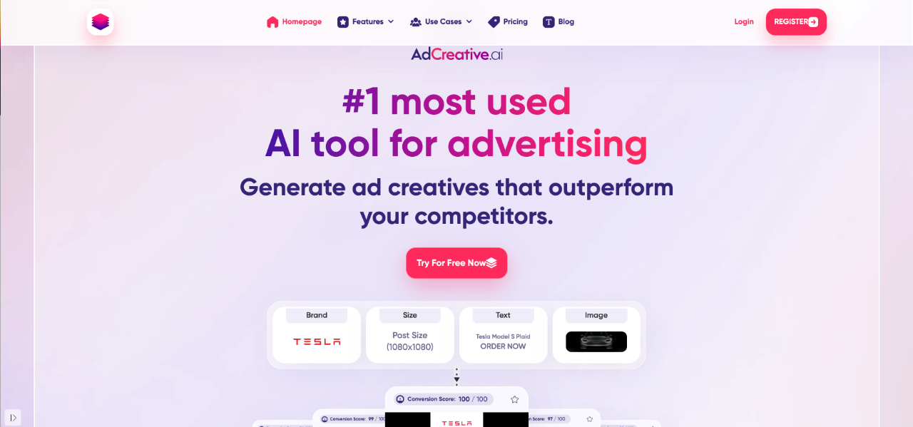 Adcreative.ai：AI營銷、SEO、廣告和社交文案創(chuàng)意生成器