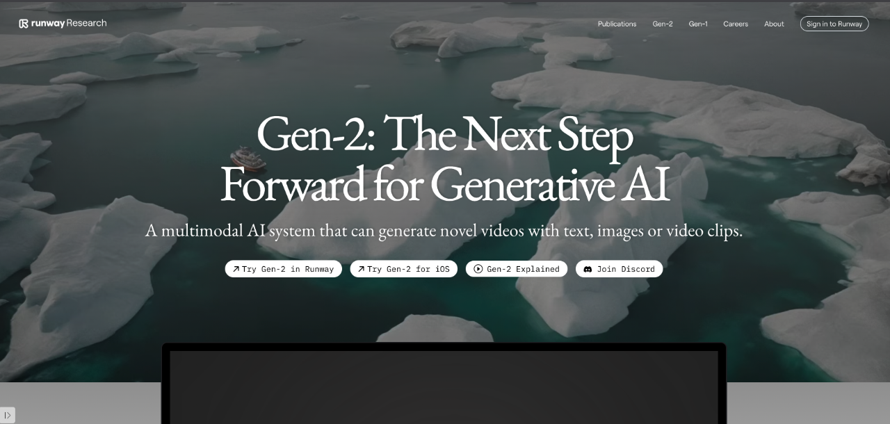 Gen-2 ：一種可以使用文本、圖像或視頻片段生成新穎視頻的人工智能系統(tǒng)。