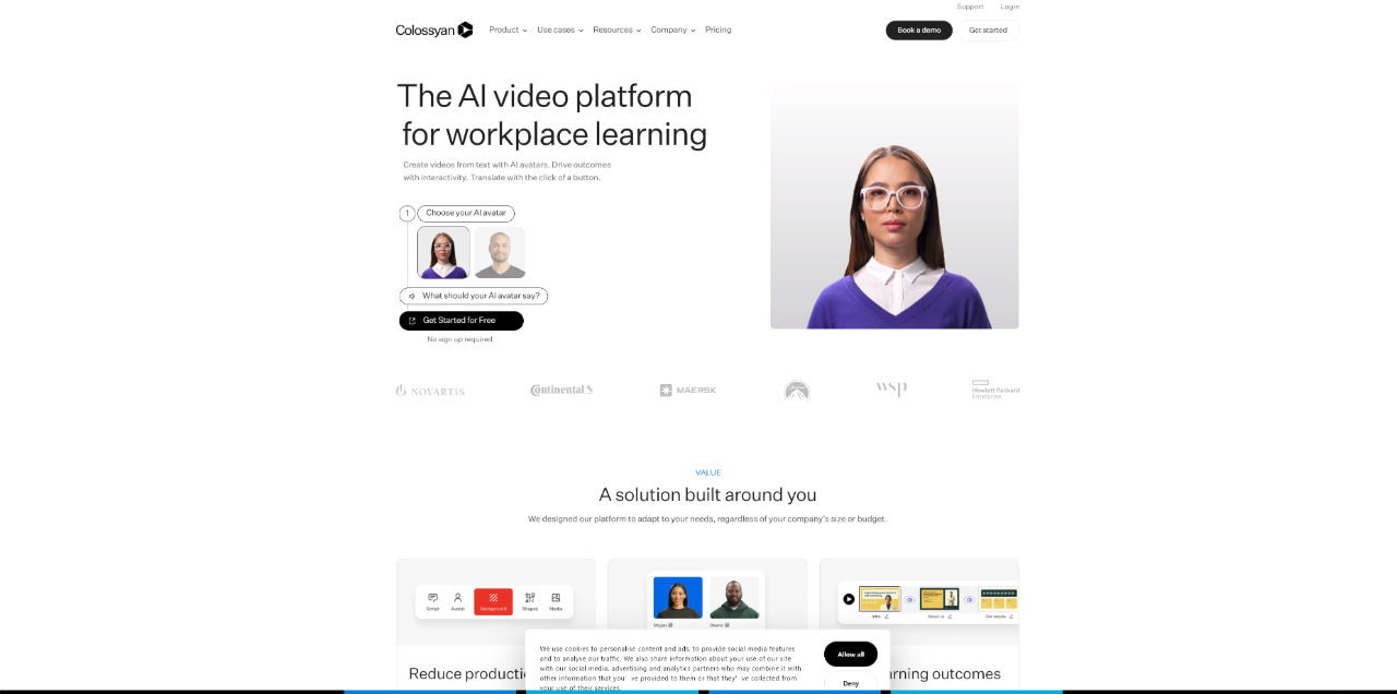 Colossyan：AI視頻生成領(lǐng)先平臺(tái)